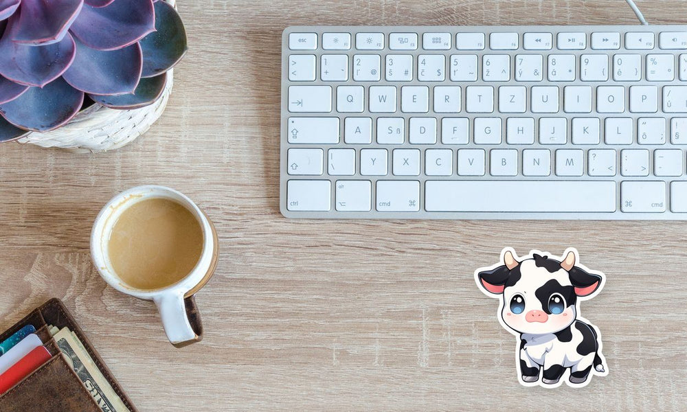 Cute Cow Sticker