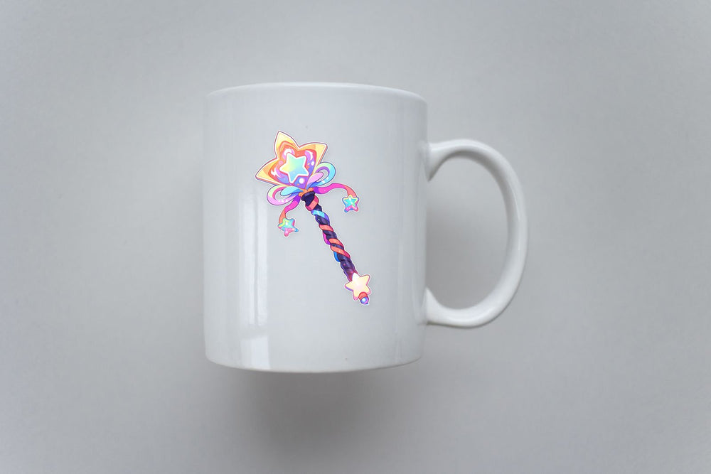 Colorful Magic Wand with Star Sticker