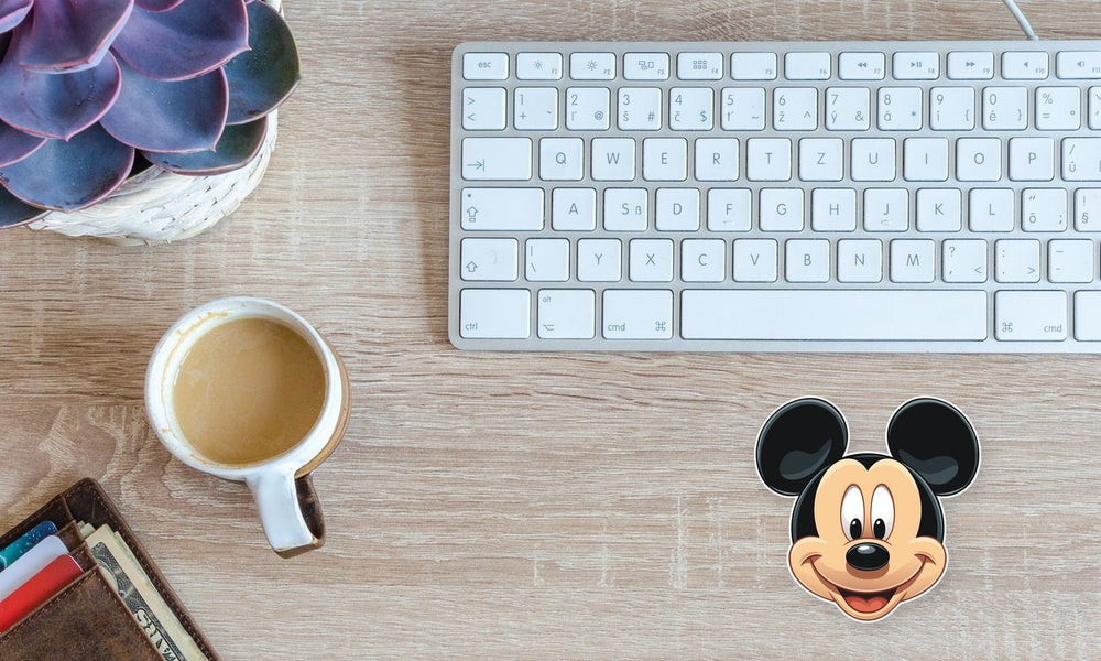 Mickey Mouse Head Clipart Sticker