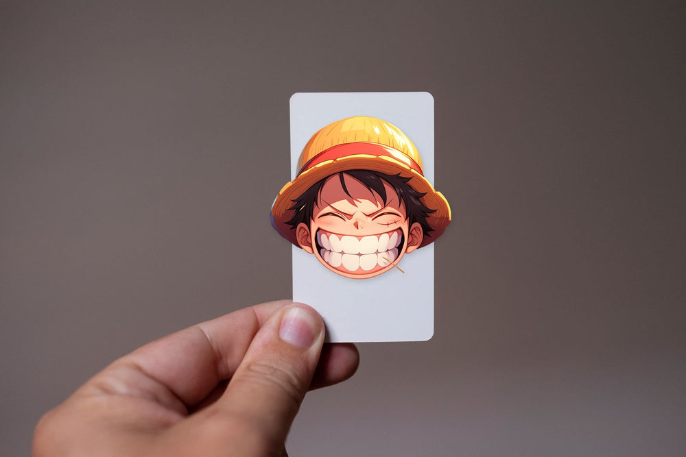 One Piece Luffy Big Grin Sticker