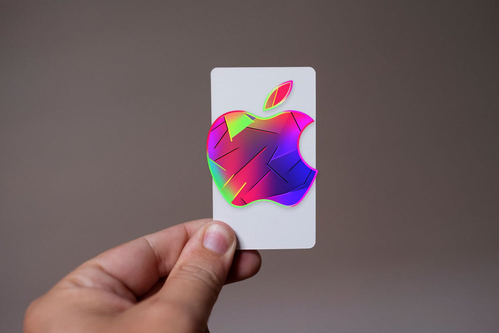 Colorful Apple Logo Sticker