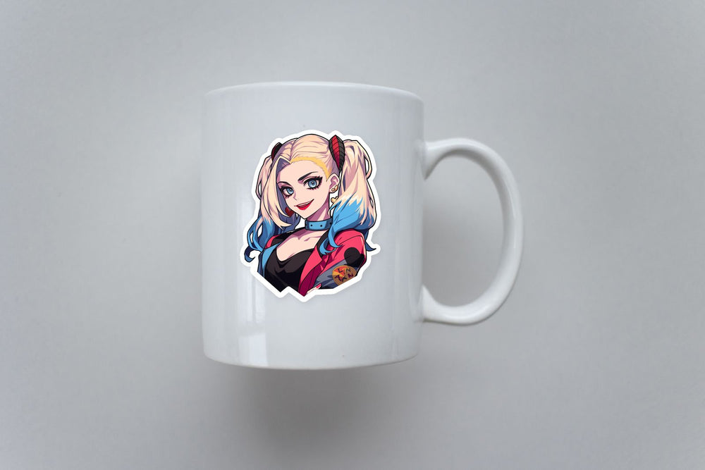 Aesthetic Harley Quinn DC Comics Sticker