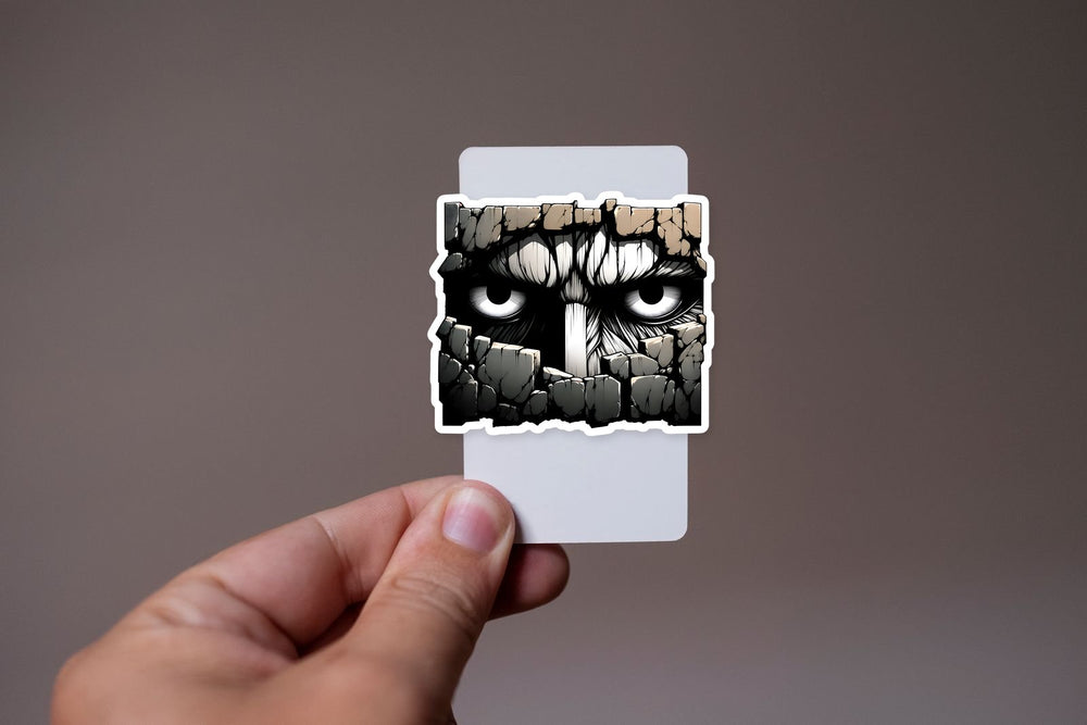 Colossal Titan Eyes Wall Sticker