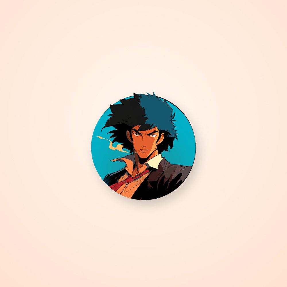 Cowboy Bebop Spike Cool Smoke Sticker