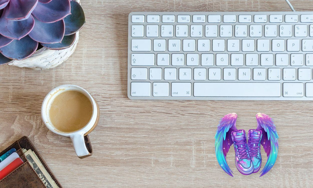 Winged Shoes Dreamy Design Sticker