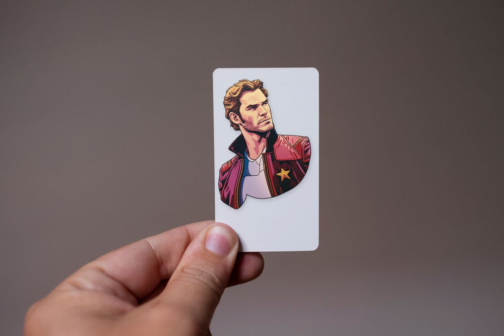 Aesthetic Side Glance Star-Lord Marvel Sticker