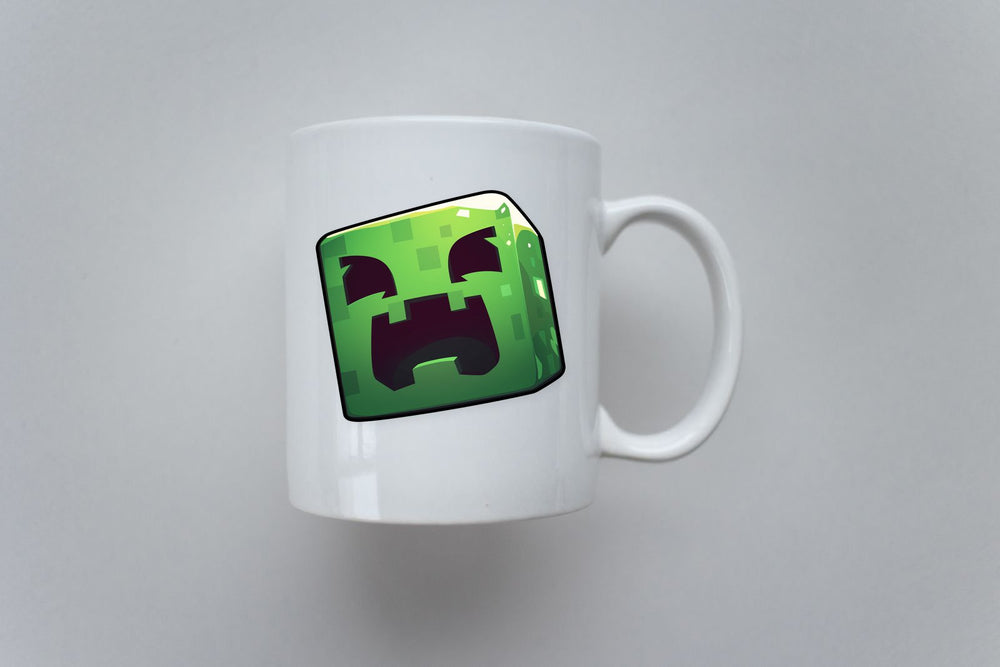 Minecraft Creeper Square Sticker