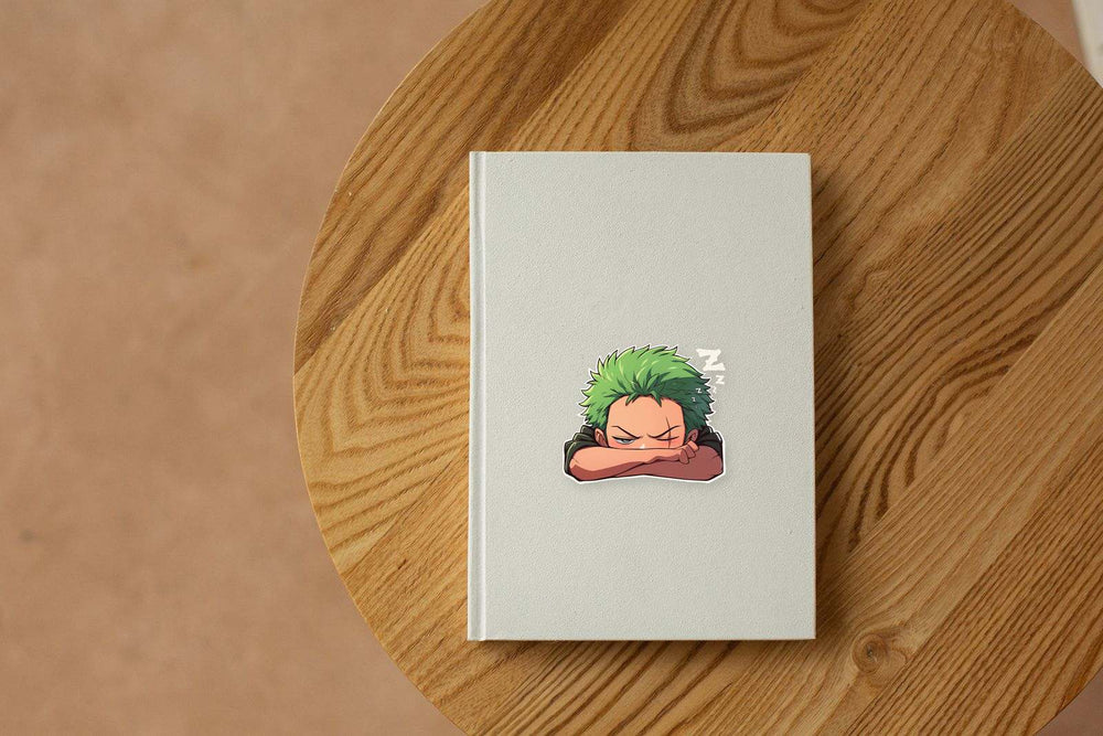 Zoro Resting Funny One Piece Sticker