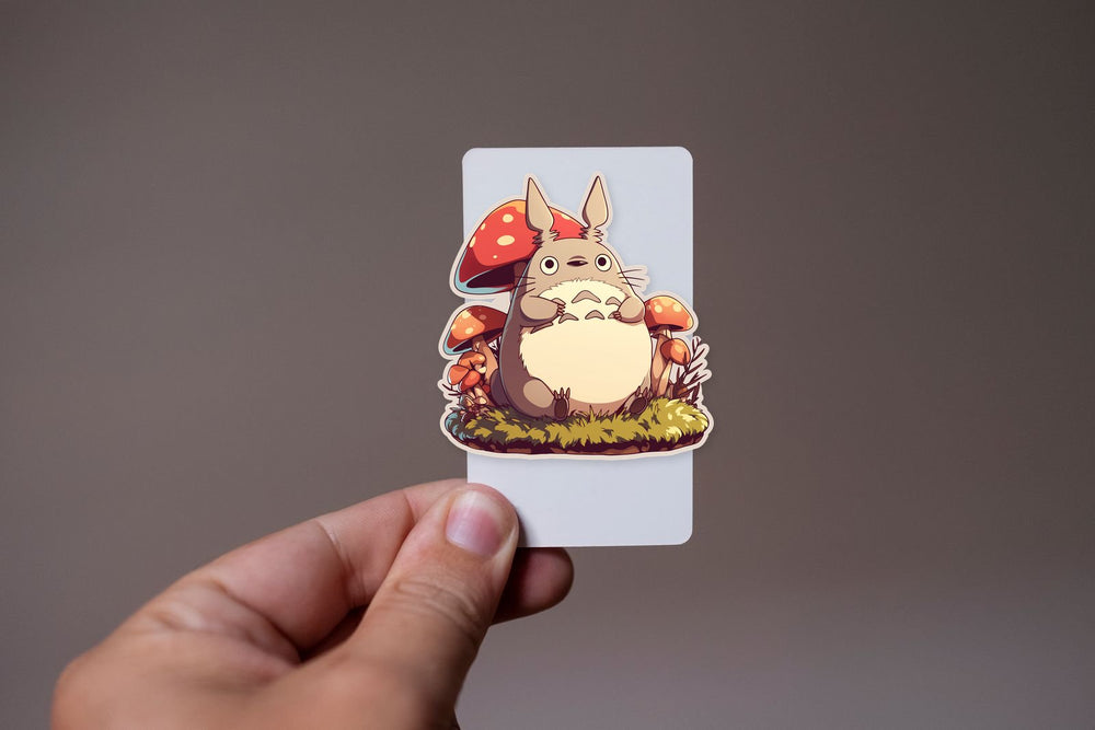 Totoro Mushroom Spirit Sticker