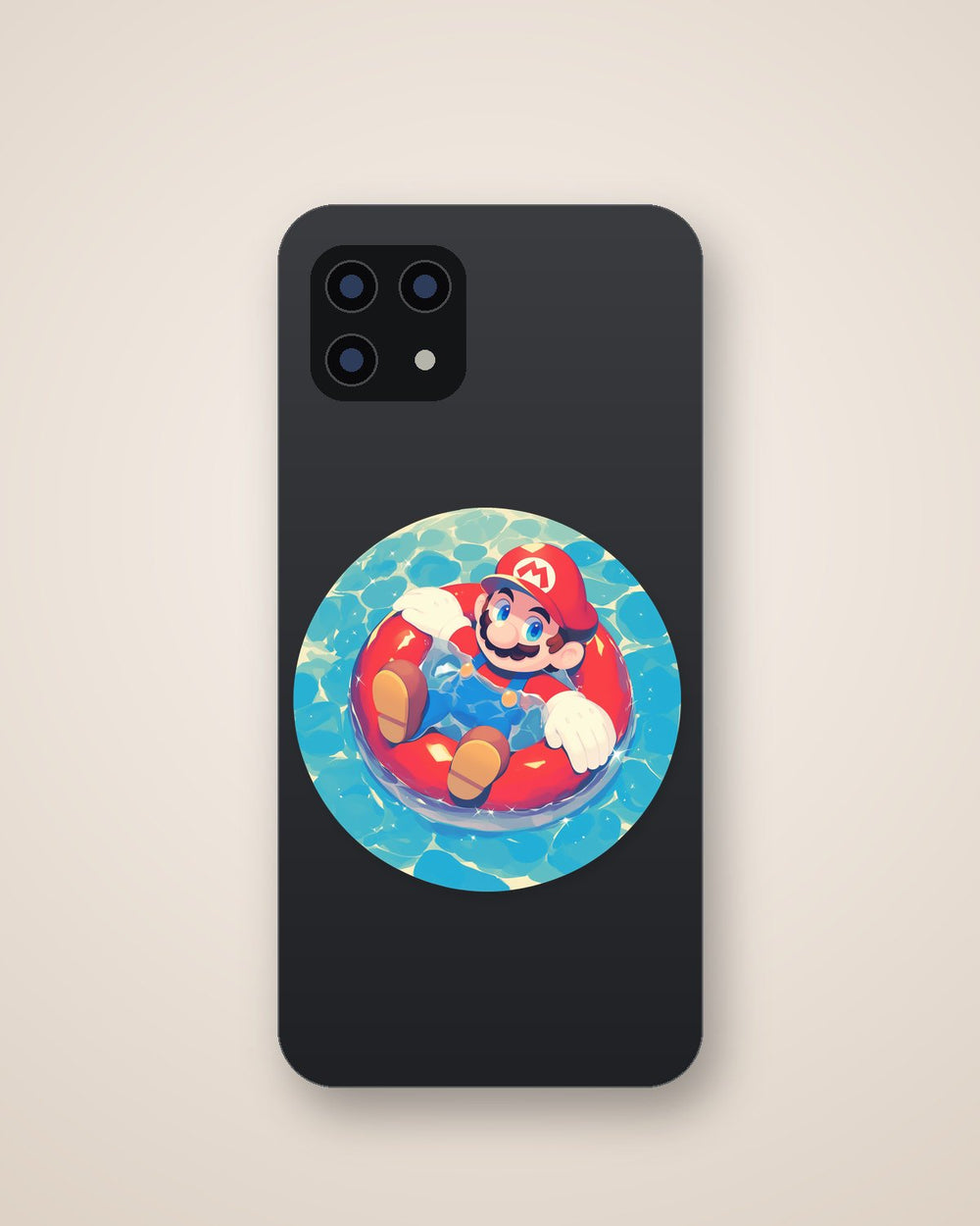 Mario Pool Floatie Summer Sticker