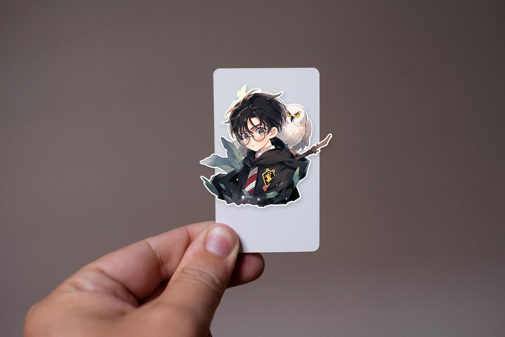 Harry Potter with Owl Art Sticker
