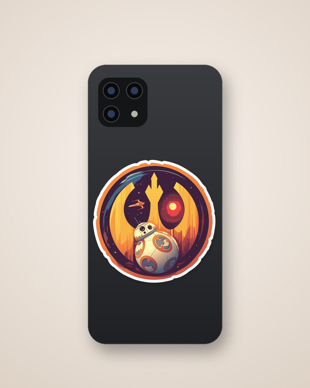 Star Wars Rebel Symbol Bb-8 Sticker