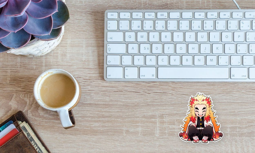 Demon Slayer Chibi Kyojuro Rengoku Sticker