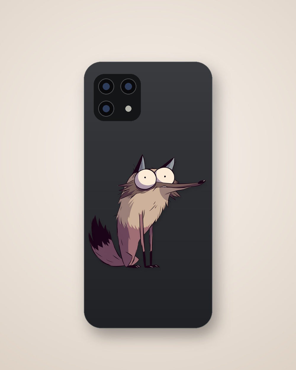 Funny Wolf Cartoon Sticker