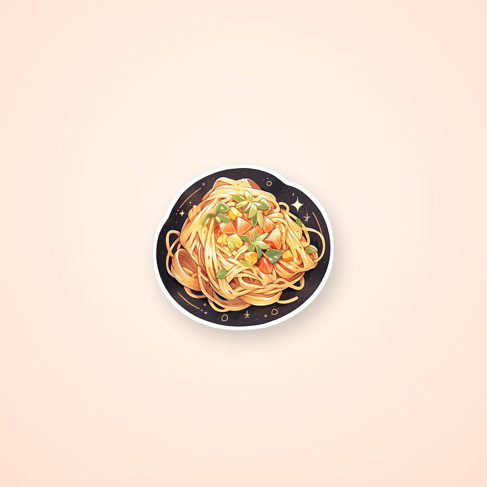 Delicious Pasta Round Sticker