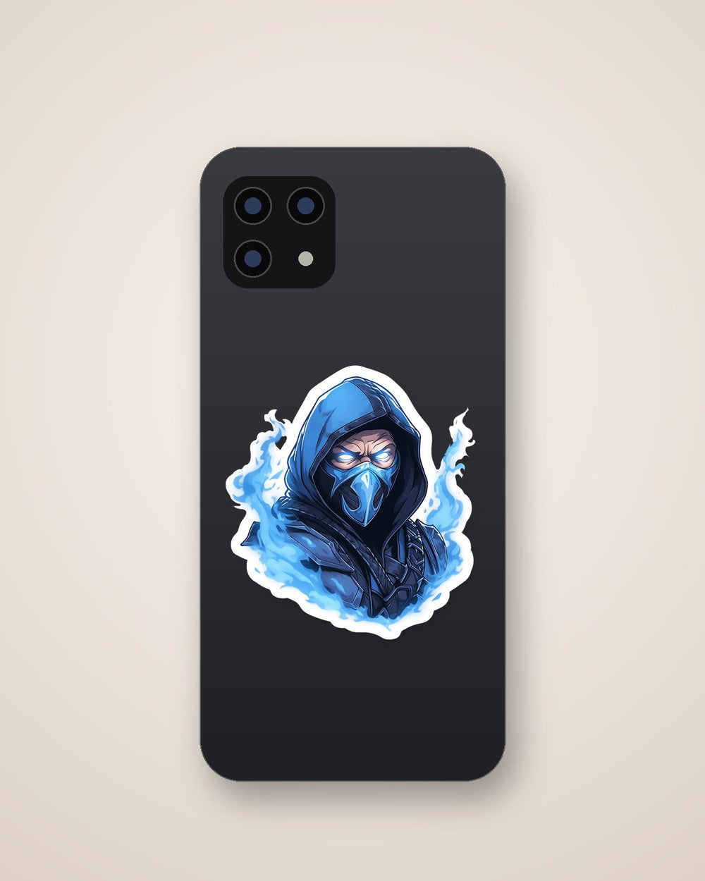 Mortal Kombat Sub-Zero & Ice Flame Sticker