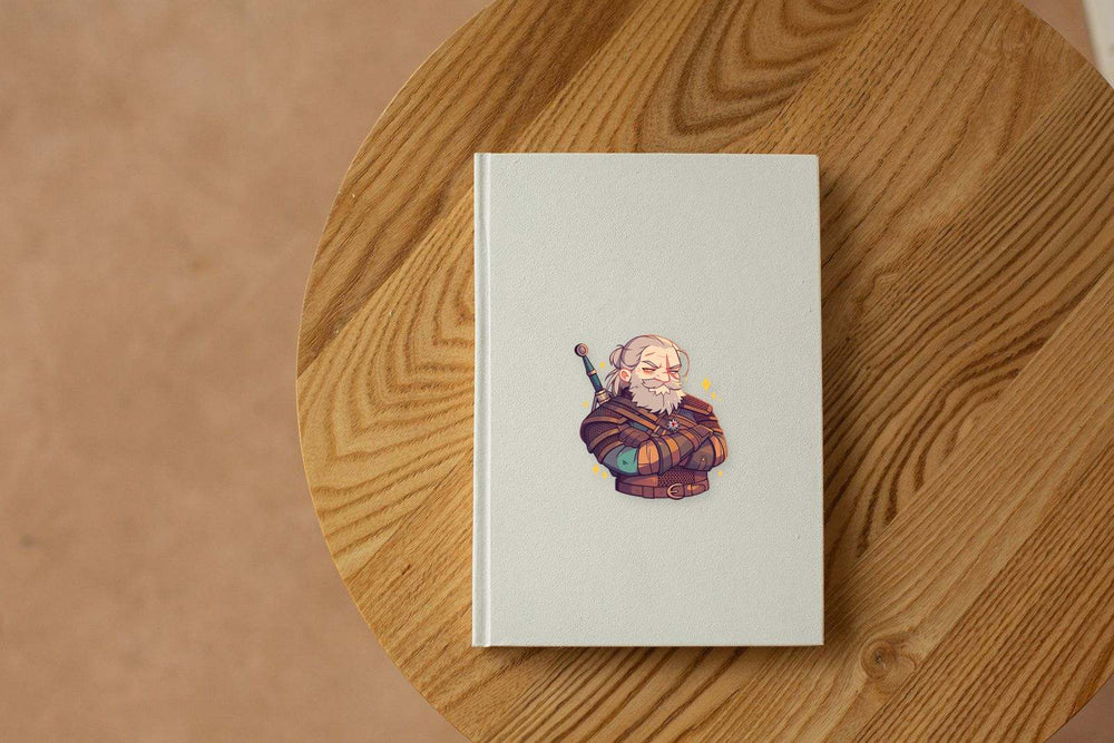 Serious Witcher Geralt Sticker