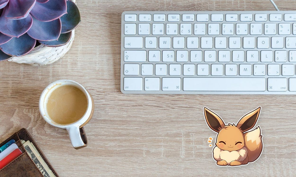 Eevee Happy Cute Sticker