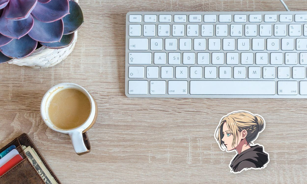 Attack on Titan Side View Annie Leonhart Sticker