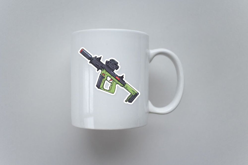 Tactical Paintball Gun Sticker