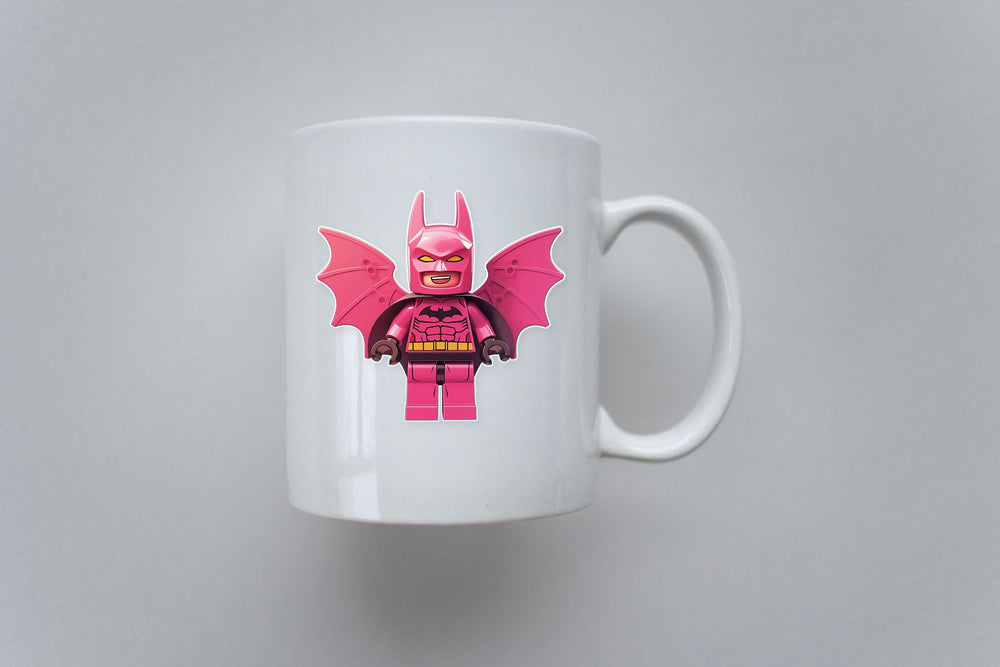 Pink Batman Lego Sticker