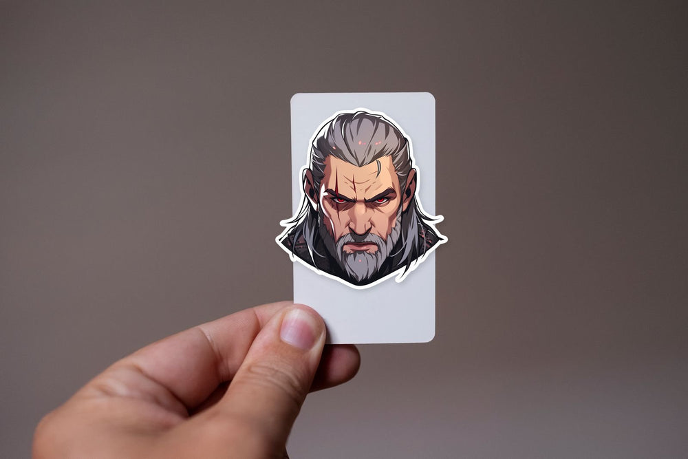 The Witcher Geralt Head Sticker