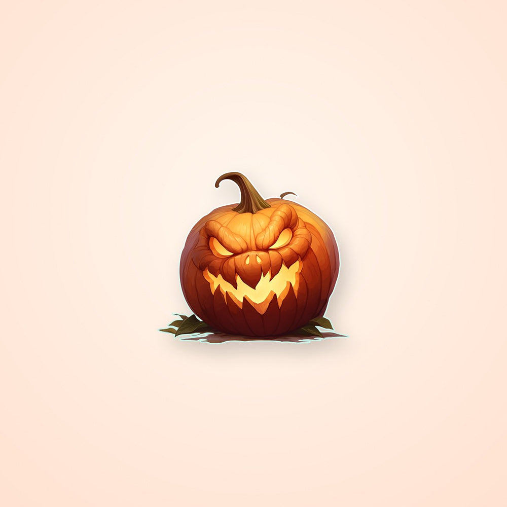 Sinister Jack O’Lantern Pumpkin Sticker
