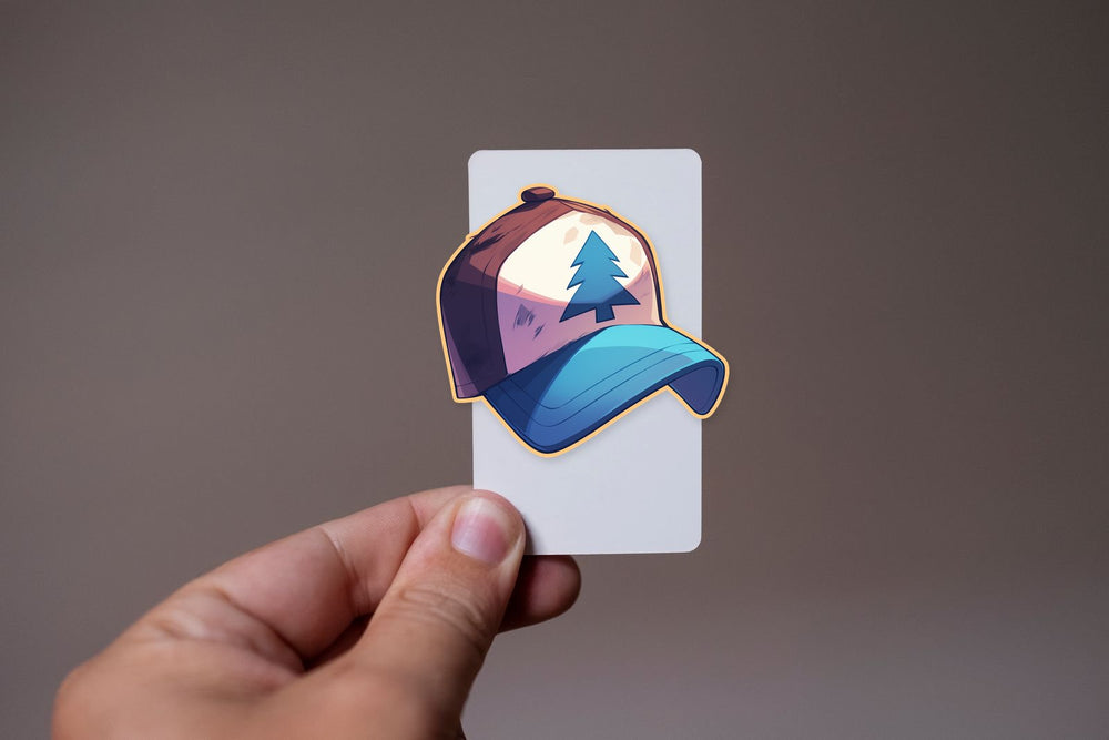 Dipper Hat Gravity Falls Sticker