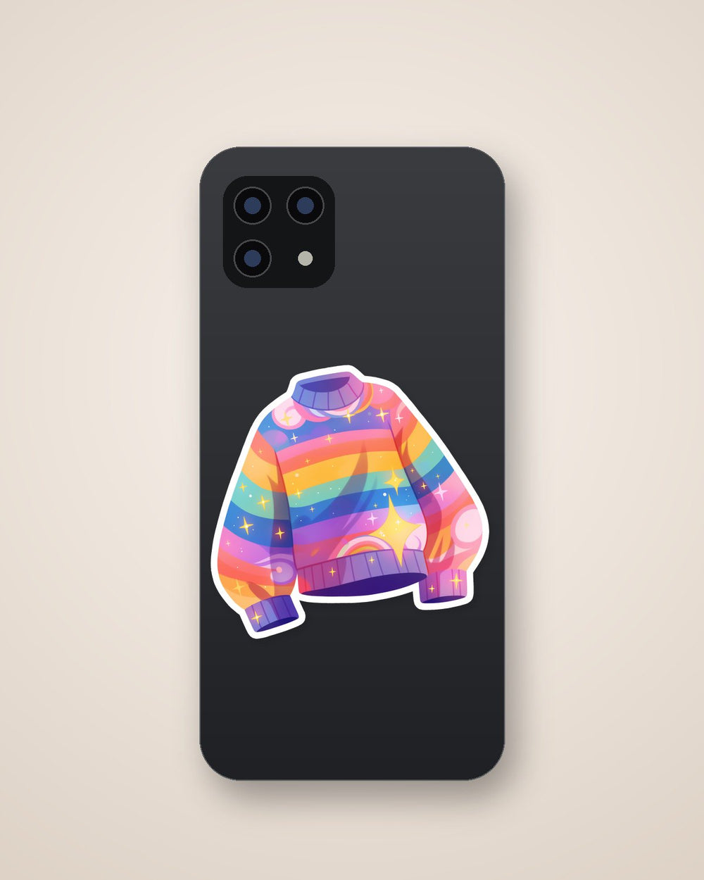 Mabel Rainbow Sweater Cartoon Sticker
