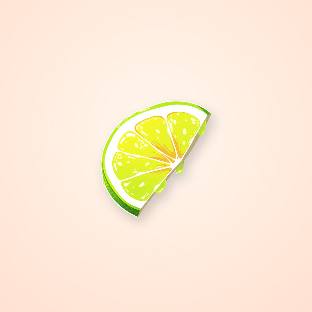 Piece of Lime Aesthetic Sticker
