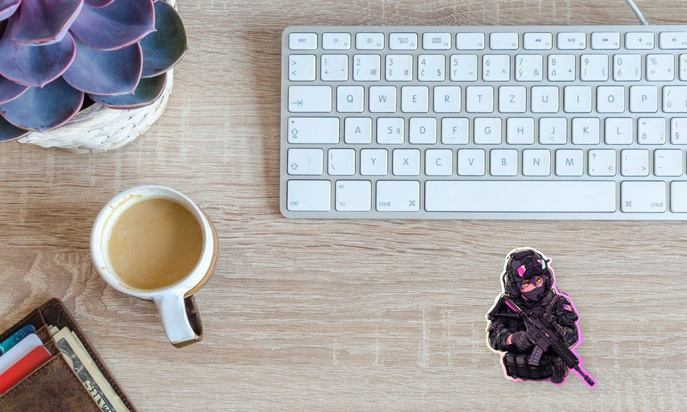 Call of Duty American Soldier Aesthetic Sticker