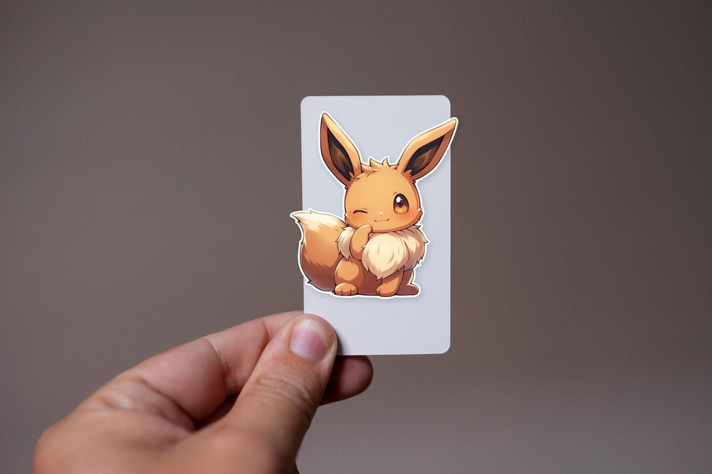Eevee Winking Cute Sticker