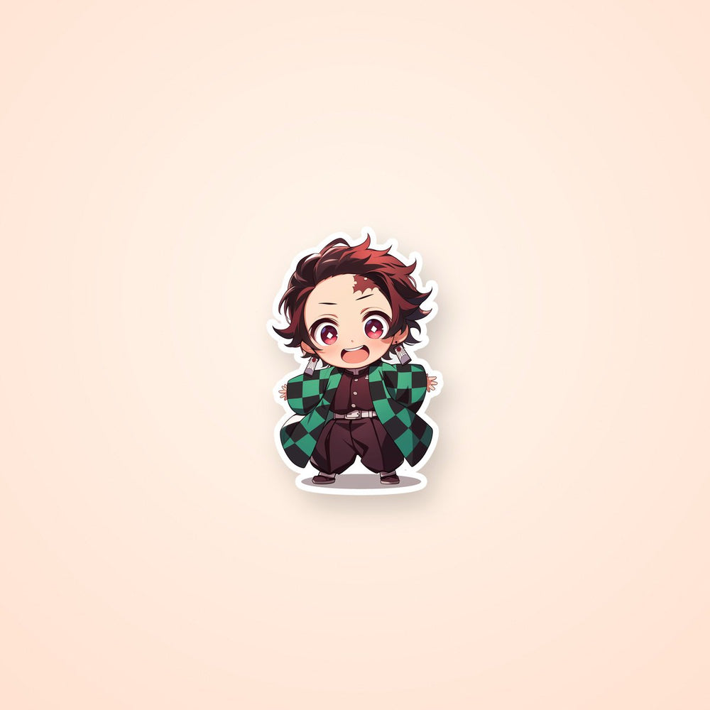 Chibi Tanjiro Kamado Demon Slayer Sticker