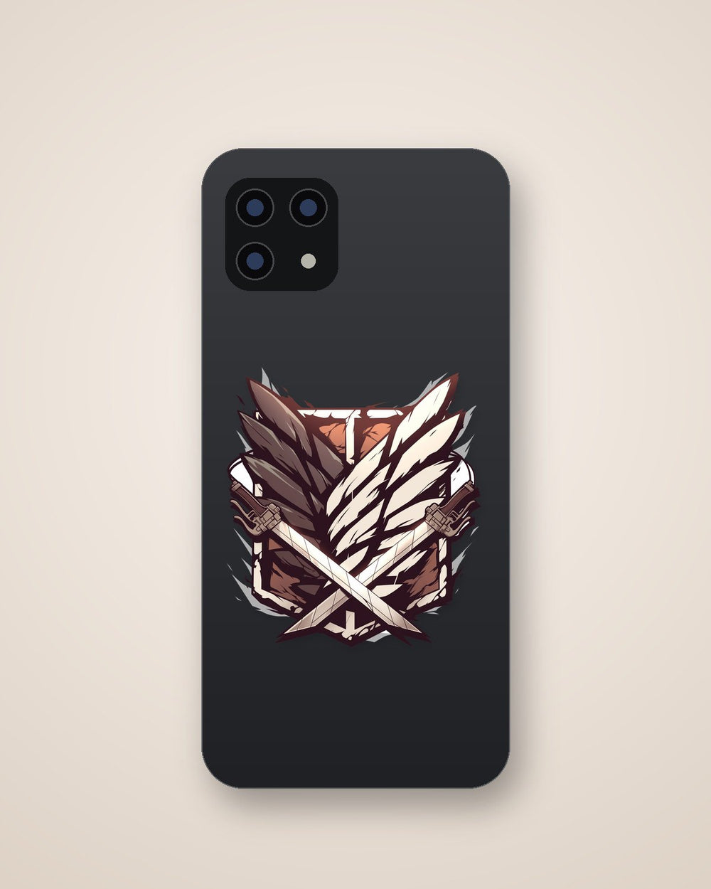 Aot Crossed Blades Emblem Sticker