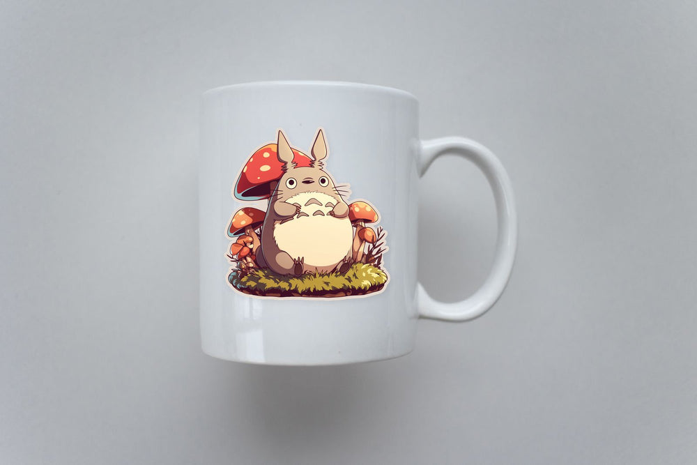 Totoro Mushroom Spirit Sticker