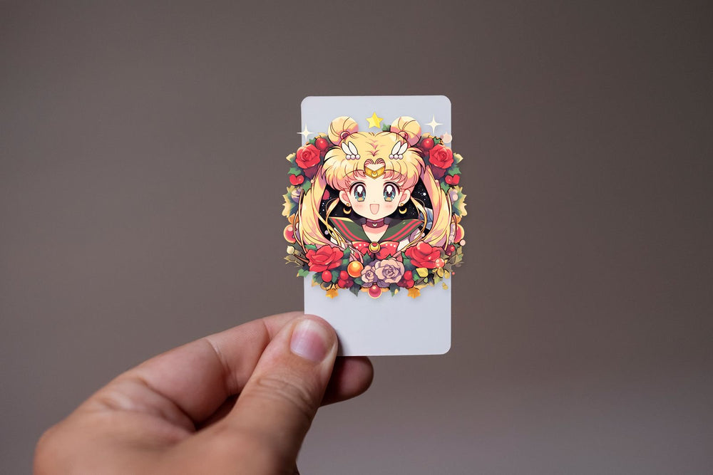 Beautiful Sailor Moon in Flowers Sticker