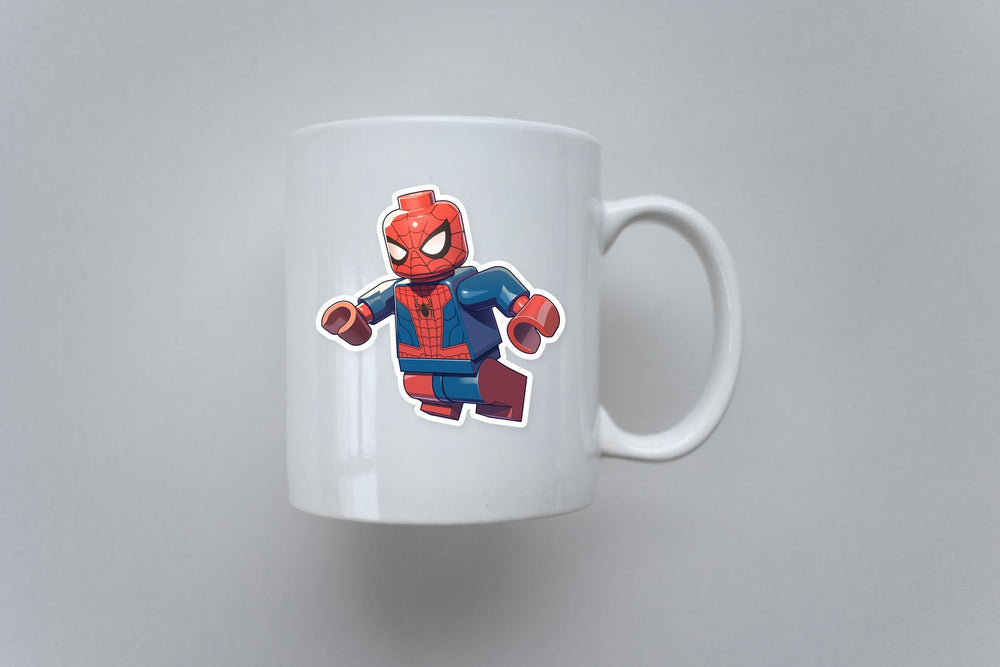 Lego Spider Man Figure Sticker