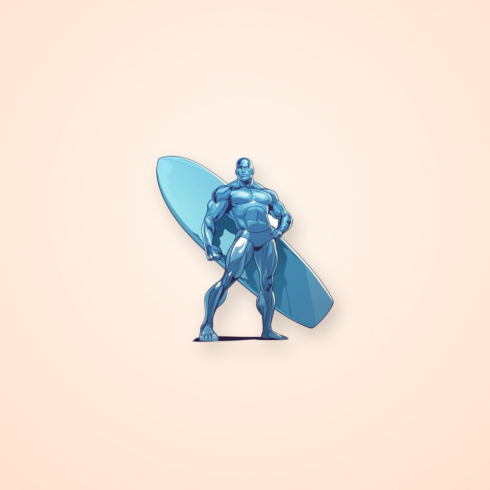 Marvel Silver Surfer Cool Sticker