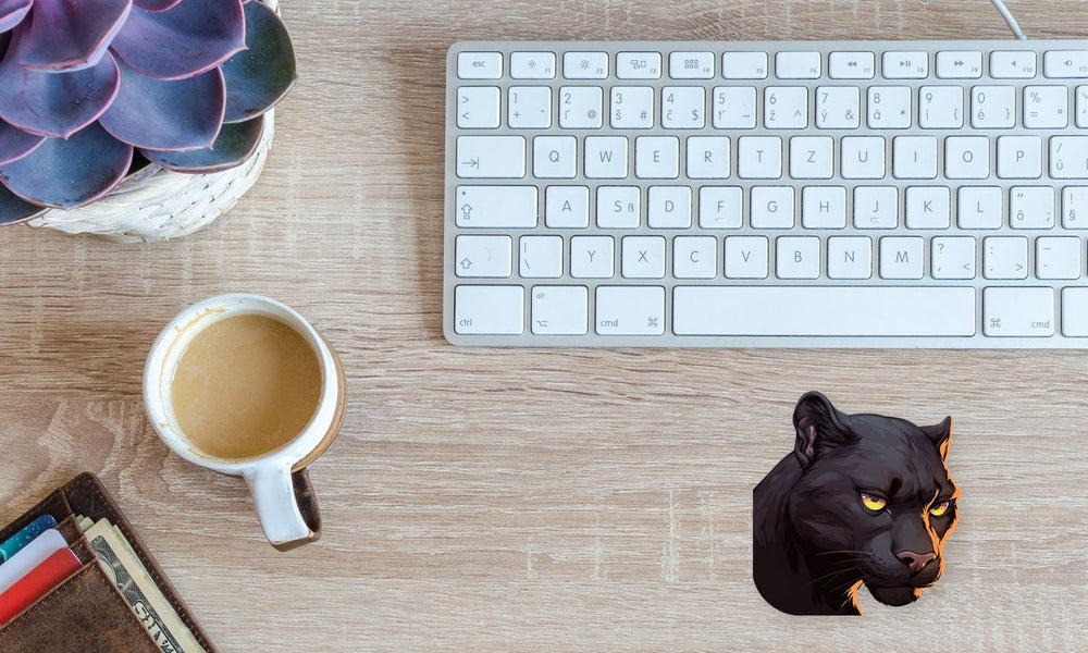 Black Panther Animals Sticker
