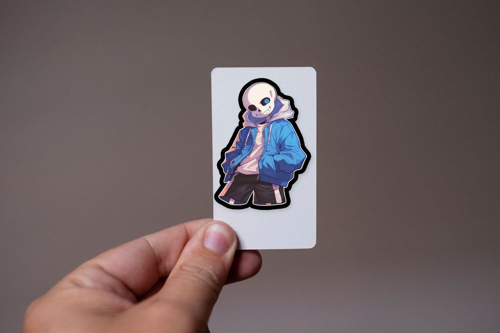 Sans Undertale Anime Style Sticker