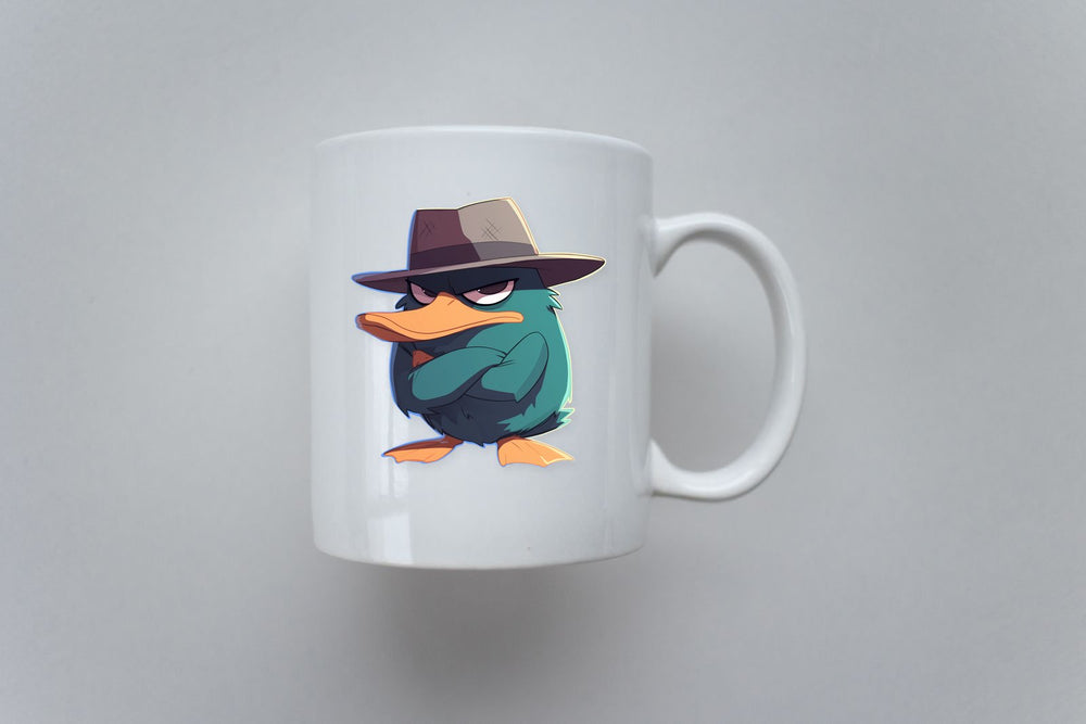 Perry the Platypus Detective Sticker