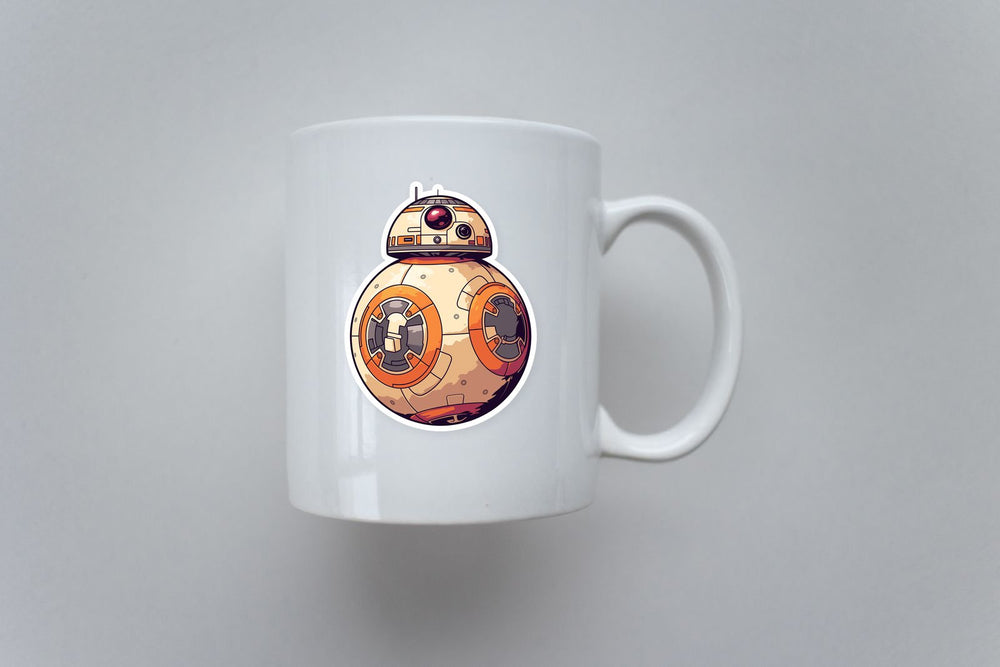 Bb8 Droid Star Wars Robot Sticker
