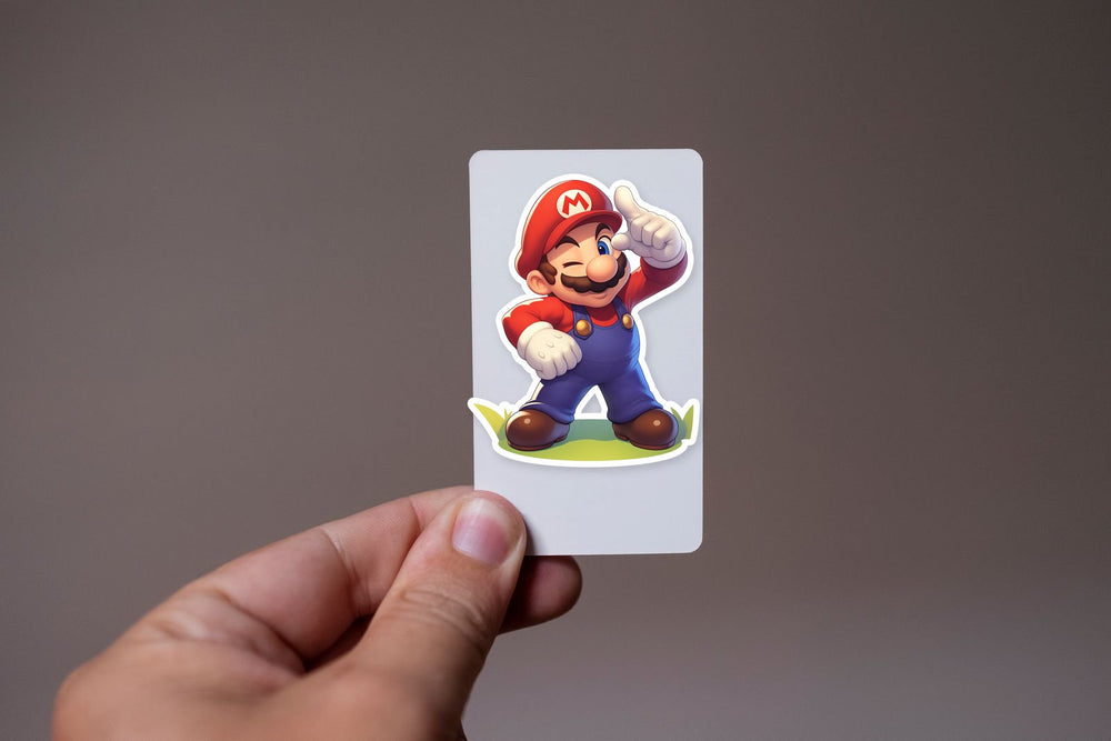 Super Mario Classic Wink Sticker