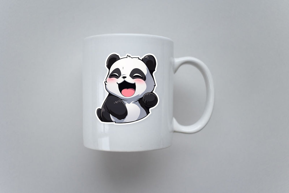 Funny Baby Panda Animal Sticker