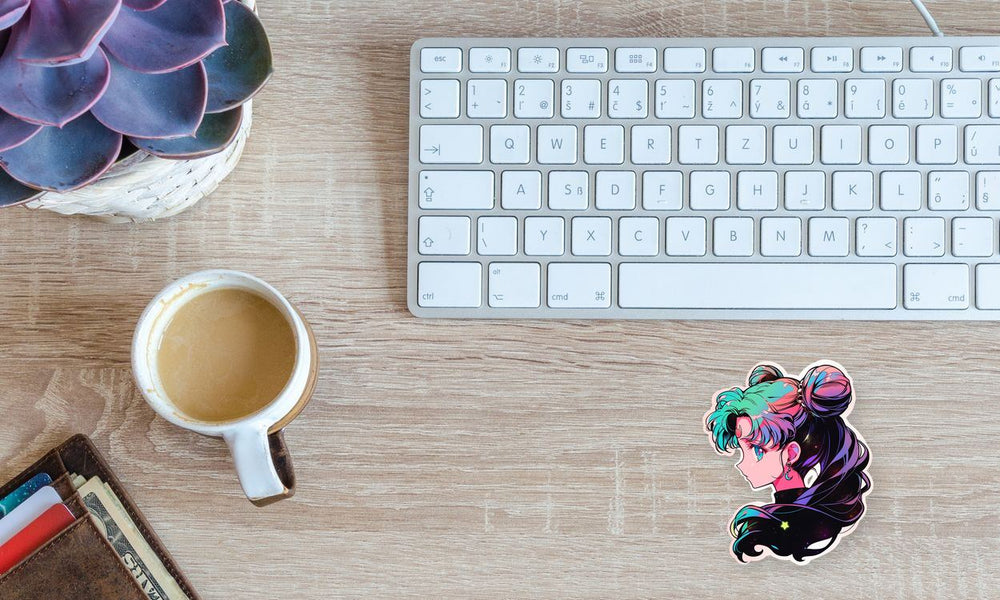 Wondrous Side Profile Sailor Moon Sticker