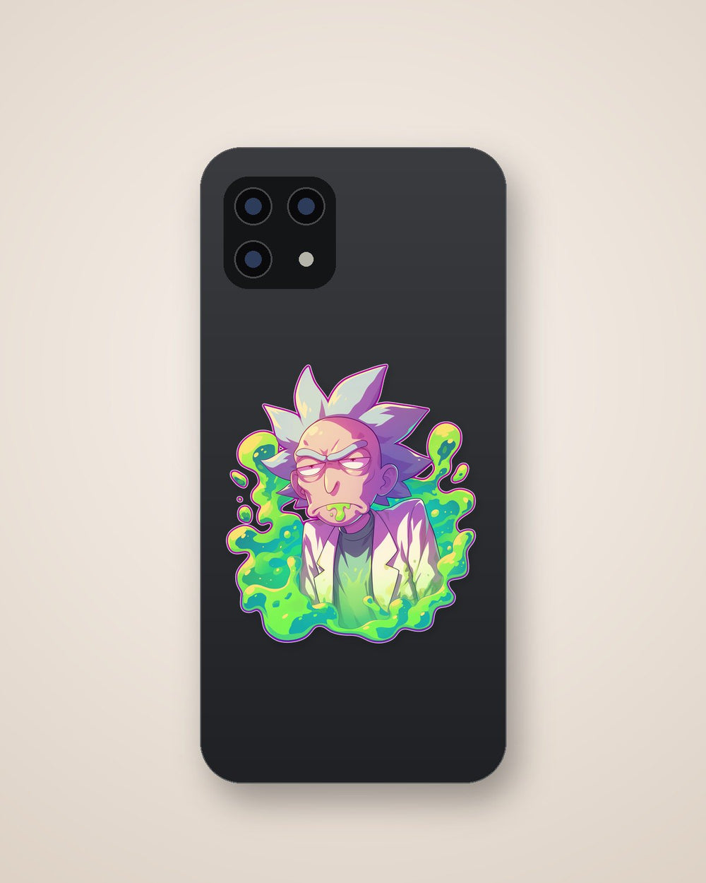 Rick and Morty Cool Green Sticker