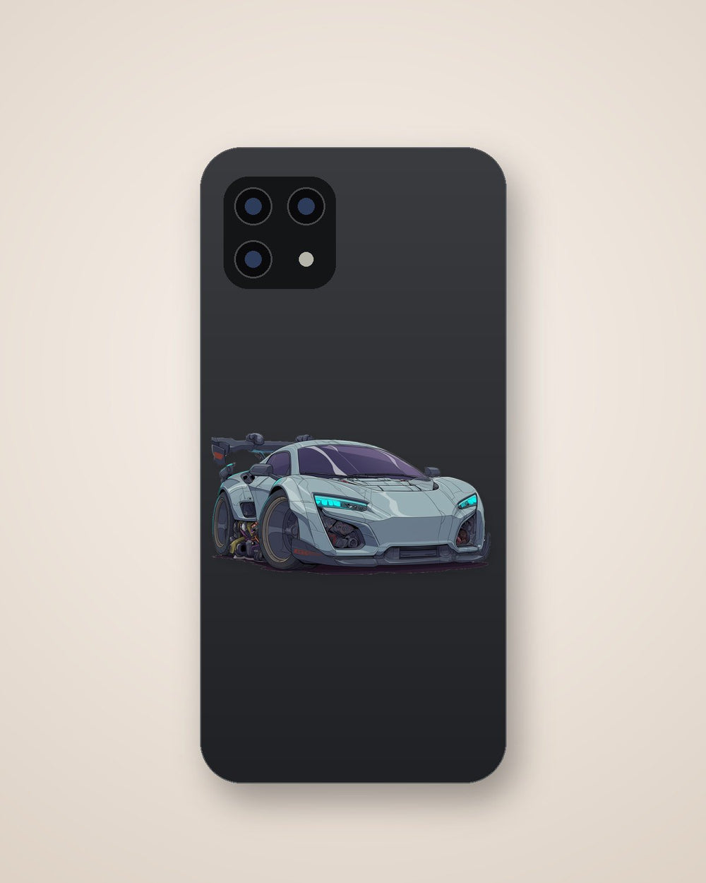 Cyberpunk Racing Car Sticker
