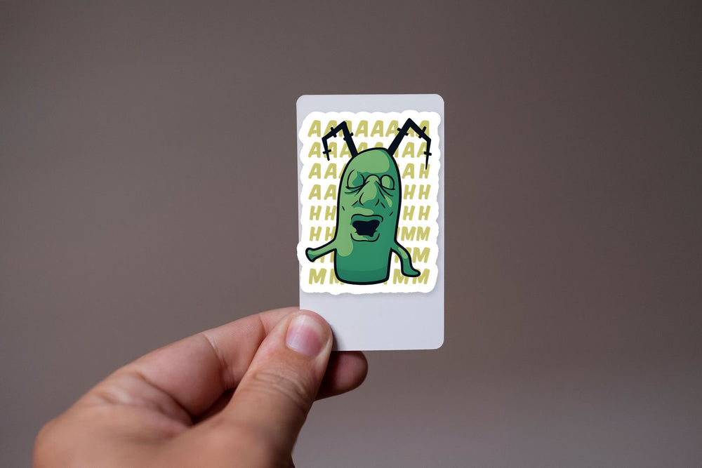 Spongebob Plankton Screaming Sticker