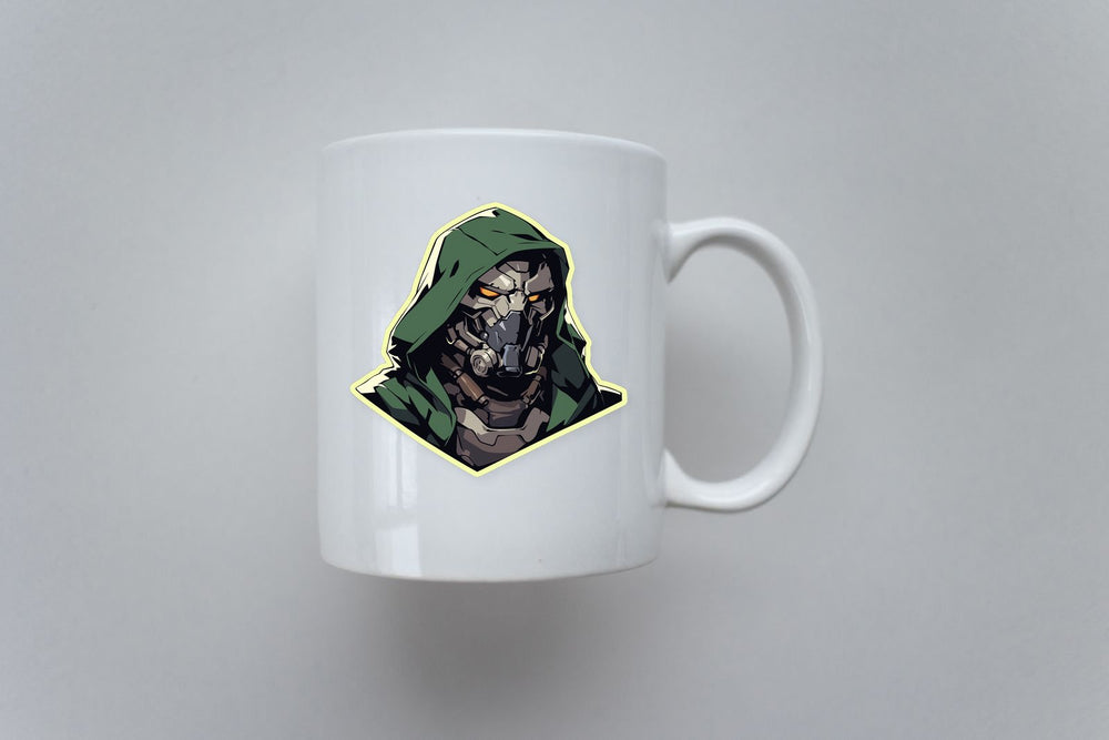 Marvel Doctor Doom Cartoon Sticker