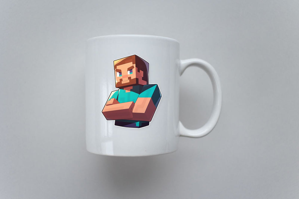 Minecraft Steve Arms Crossed Sticker